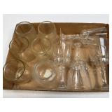(D) Assorted Lot As Pictured Including Stemware