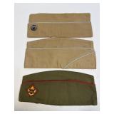 (SC) Vintage Boy Scouts Of America Caps Set of 3
