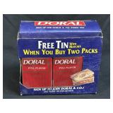 (A) 2 Packs Unopened Doral Cigarettes and Free