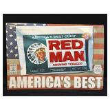 (D) 2003 Red Man Embossed Chewing Tobacco Metal
