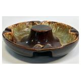 (H) Vintage Ceramic Drip Glaze Ceramic Ashtray