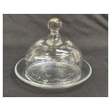 (H) Vintage Princess House Round Covered Butter