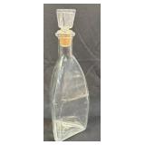 (D) Vintage Glass Antique Cut Triangular Shape