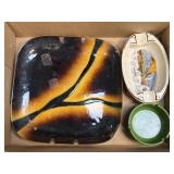 (H) 3 Assorted Ashtrays As Pictured Including