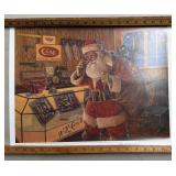 (D) Hardware Store Santa - Case Knives Print