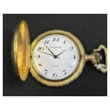 (SC) Majestron Pocket Watch Men 48mm Gold Tone