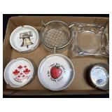 (H) Several Assorted Ashtrays As Pictured
