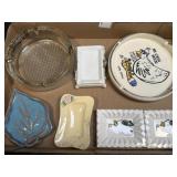 (H) Several Assorted Ashtrays As Pictured