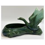 (D) Vintage Beauceware Pottery Winged Swan