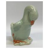 (D) Vintage Midcentury Brush Pottery Duck Planter
