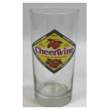 (A) Cheerwine Glass Tumbler Salisbury NC