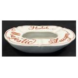 (H) Vintage Ceramic Ashtray From The Hotel
