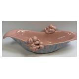 (D) Royal Haeger Large 19 1/2" Pottery Bowl Pink