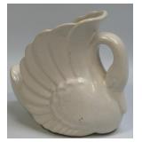 (D) Vintage Ceramic Swan Planter By Shawnee