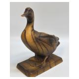 (D) Vintage Napcoware Wood Look Duck Figurine