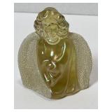 Fenton Opalescent Glass Angel with Frosted Wings