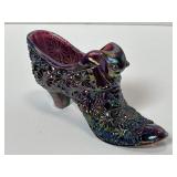 Fenton Carnival Glass Buttons & Bows Shoe