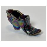 VINTAGE FENTON?? AMYTHEST PURPLE GLASS SHOE