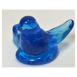 Signed Ron Ray Blue Bird Of Happiness Candle