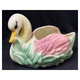 Vintage USA Swan Planter 13'
