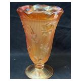 Jeannette Glass Iris And Herringbone Marigold