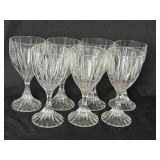 7 Mikasa Water Goblets 6 1/2'