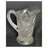 EAPG Imperial Glass Cut Glass Pitcher Cosmos