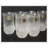 6 Cristal D'Arques France Genuine Lead Crystal