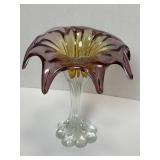 Murano Art Style Vase 9 1/2'