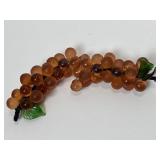 Vintage Glass Grape Clusters