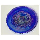 Vintage Imperial Carnival Glass Cobalt Blue