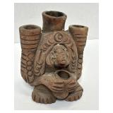 Effigy Pottery Primitive Ceramic Clay Fork Art