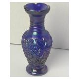 Imperial Glass Carnival Glass Vase 7'
