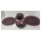 Set of 20 Bormioli Rocco Duralex Amethyst Purple