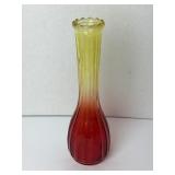 Jeannette Glass Amberina 8' Vase