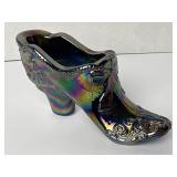 Mosser Carnival Glass Shoe 4'