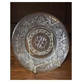 6 Tiara Sandwich Glass 8' Saucers