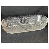 Tiara Indiana Glass Clear Sandwich 10 1/4' Oblong
