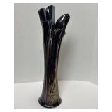 Fenton Amethyst Carnival Glass Stretched Diamond