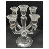 5 Arm Crystal Candle Stick 10'