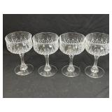 4 1/2' Cristal D'Arque  longchamp Tall Sherbet