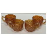 Antique Marigold Carnival iridescent Glass.