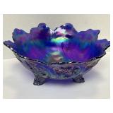 Imperial Carnival Glass Aurora Jewel Everglades