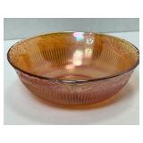 4 Imperial Marigold Carnival Glass Ribbed Berry