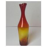 Blenko? Swung Glass Vase 10'