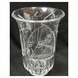 VTG Hurricane Crystal Cut Glass Chimney Christmas