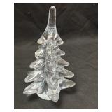 Vintage Christmas Trees Art Glass Clear Evergreen