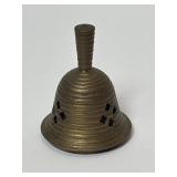 Vintage Brass Bell Ornament 2 1/2'
