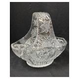 Vintage Brilliant Crystal Collectible Handled