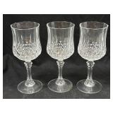 7 Cristal d'Arques Longchamp Lead Crystal